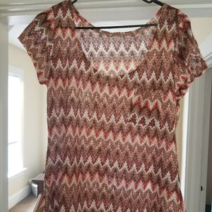 BOHO polyester top